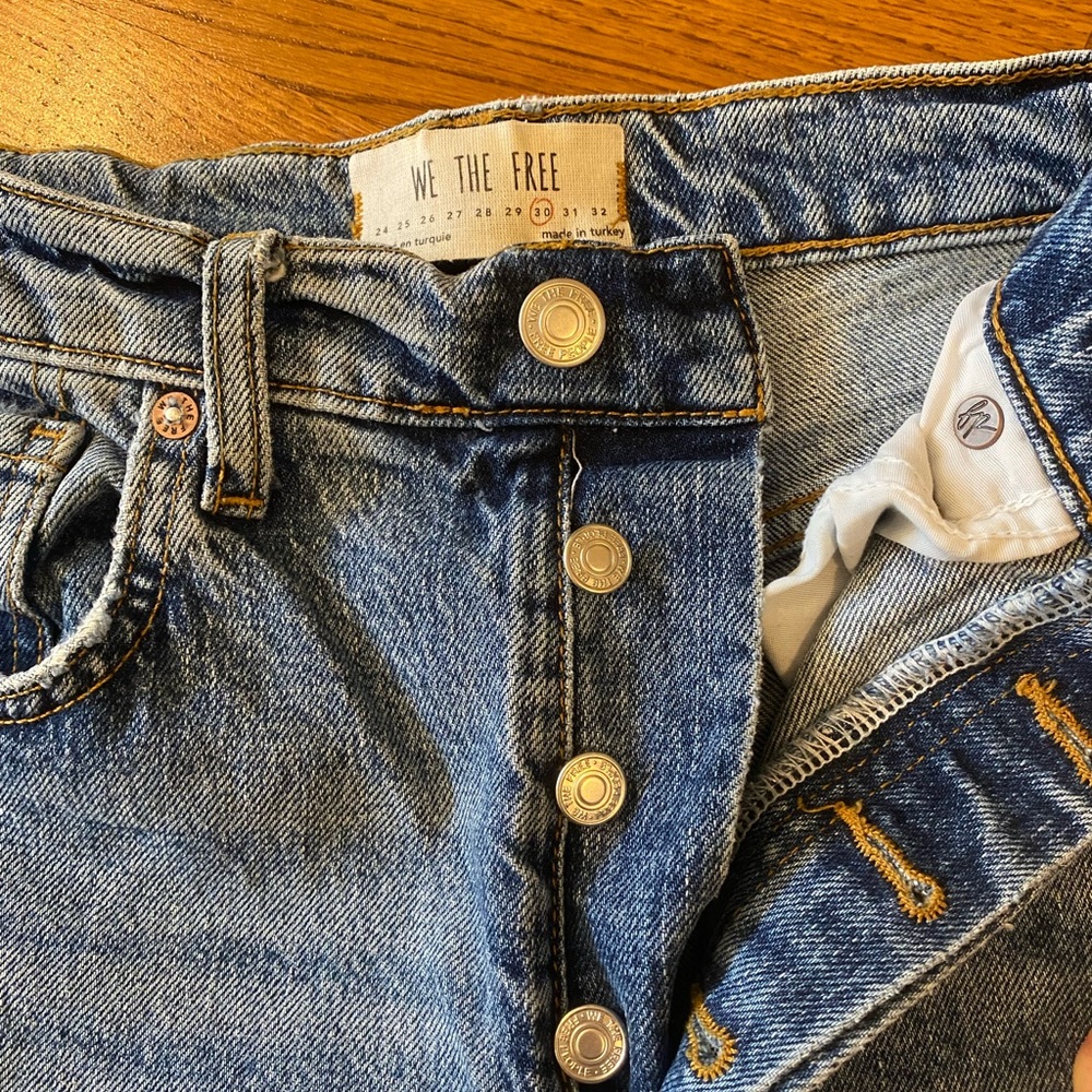 Free People High Rise Jeans - Picture 2 of 3